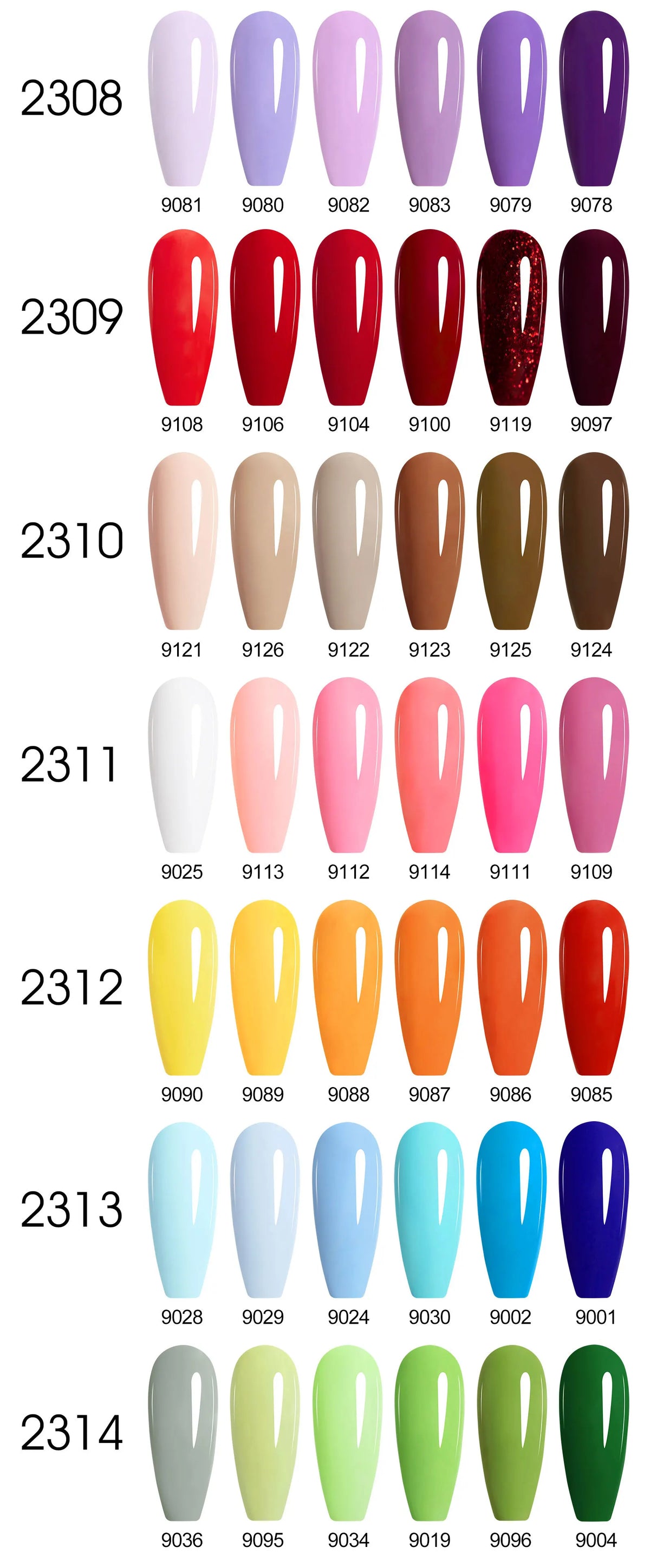 6pcs/kit CANNI Gel Nail Polish TPO FREE Nails Semi Transparent Jelly Pink Collection Soak Off UV LED Gel Diamond Top Coat Set