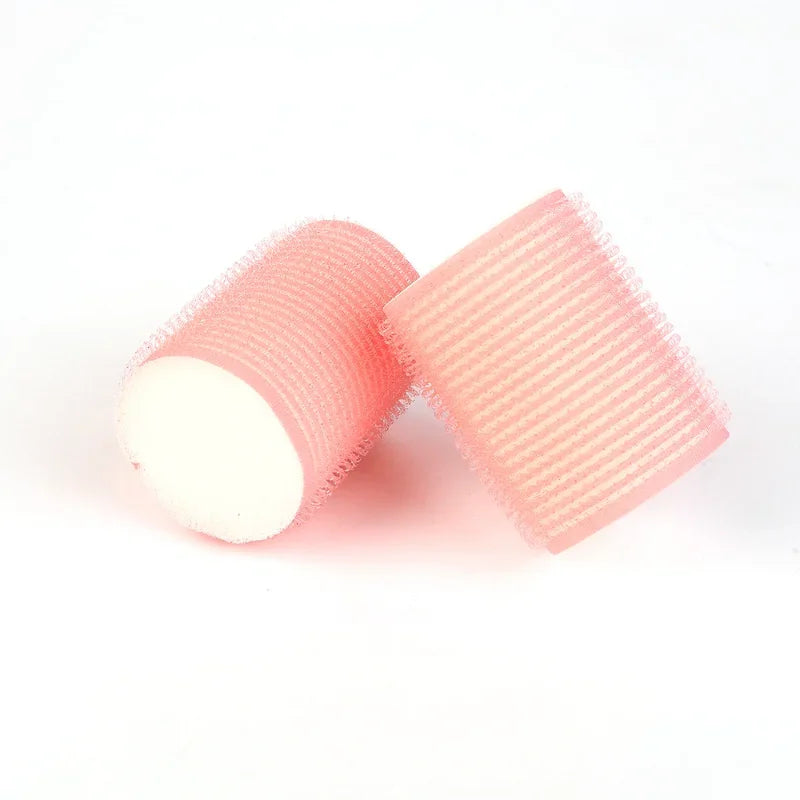 1/6Pc/set Self Grip Heatless Hair Curler Hair Rollers Set No Heat Self-adhesive Curling Hairdressing Styling Tool Different Size
