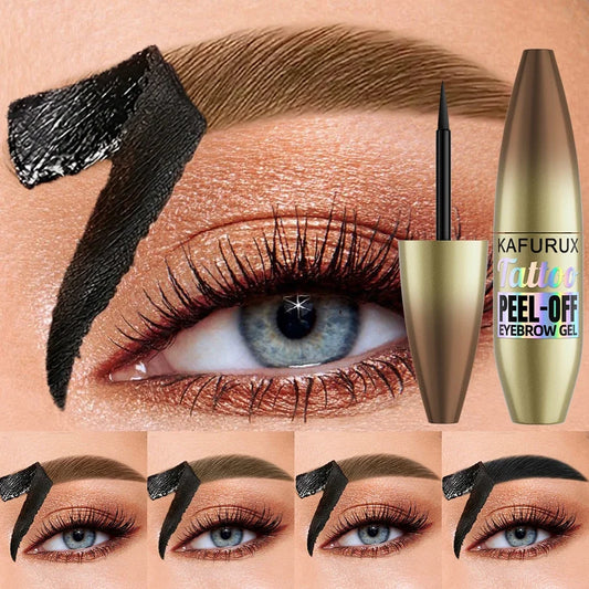 5 Color Easy Peel Off Eyebrow Gel Cream Types Waterproof Smudge-proof Sweat Resistant Eye Makeup Gifts Long Lasting Cosmetics