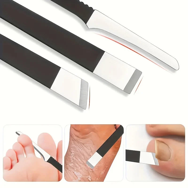 Heavy Duty Nail Clipper Set Stainless Steel Long Handle Large Opening Manicure Tools for Women Men In Stock Fast Shipping