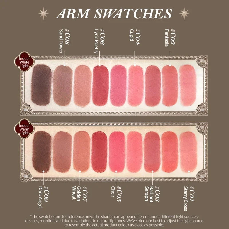 Flower Knows Little Angel Collection Matte Velvet Lipstick Flowerknows Vitamin Lip Balm Waterproof Long Lasting Vegan Lip Stick
