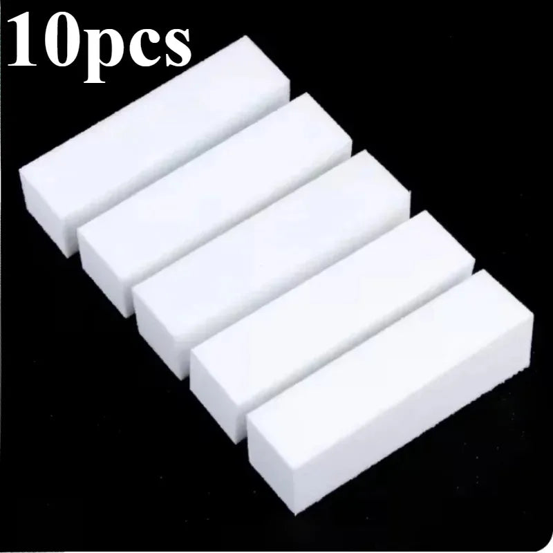 5/10/15/20Pcs Nail Buffer Professional Nail File Polisher Block Manicure Pedicure Files Sanding Polishing Sponge Nail Art tools