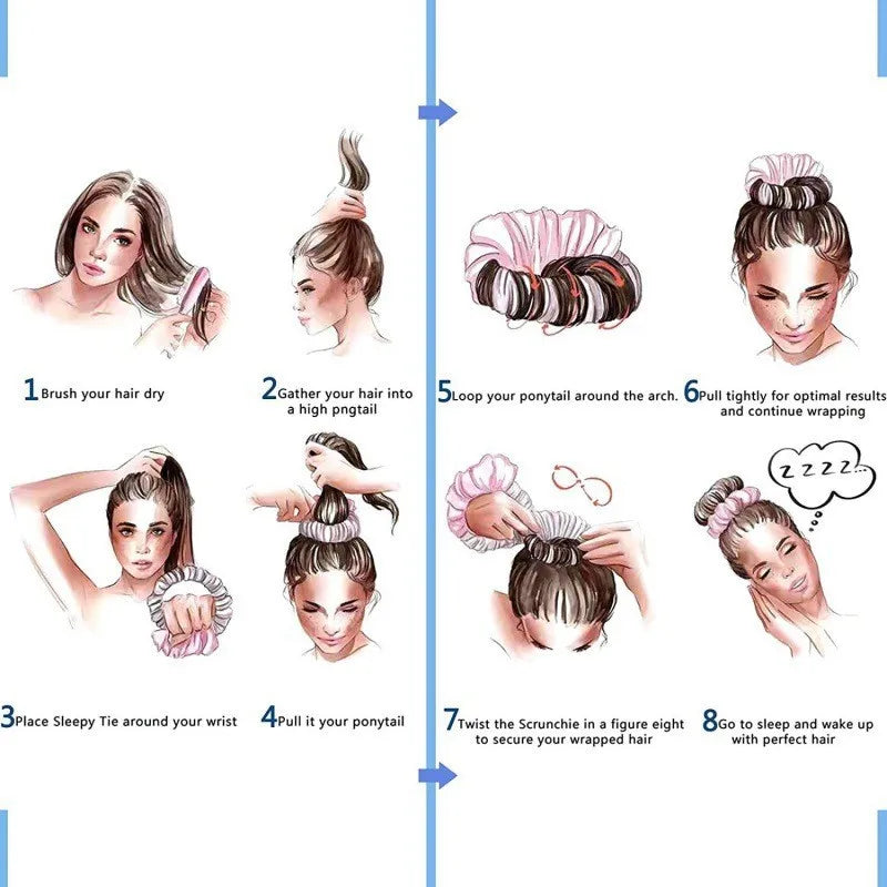 Bun-Style Hair Rollers, Curling Tool, Sleep-Friendly, No-Heat Curling Iron, Hair Rollers, Convenient, Portable Curling Device, Hair Styling Tool.