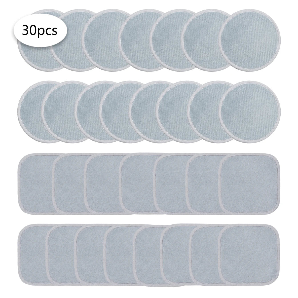 10/20/30 Reusable Makeup Remover Pads, a Gentle Facial Cleansing Sponge Suitable for All Skin Types, Odorless, Beauty Tool