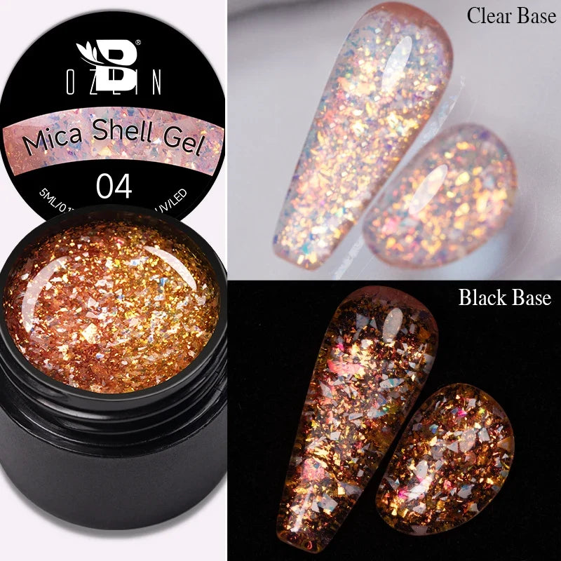 AWStorG 5ML Super Silver Metallic Gel Nail Polish Metal Effect Painting Gel Chromes Varnis Semi Permanent for Nail DIY