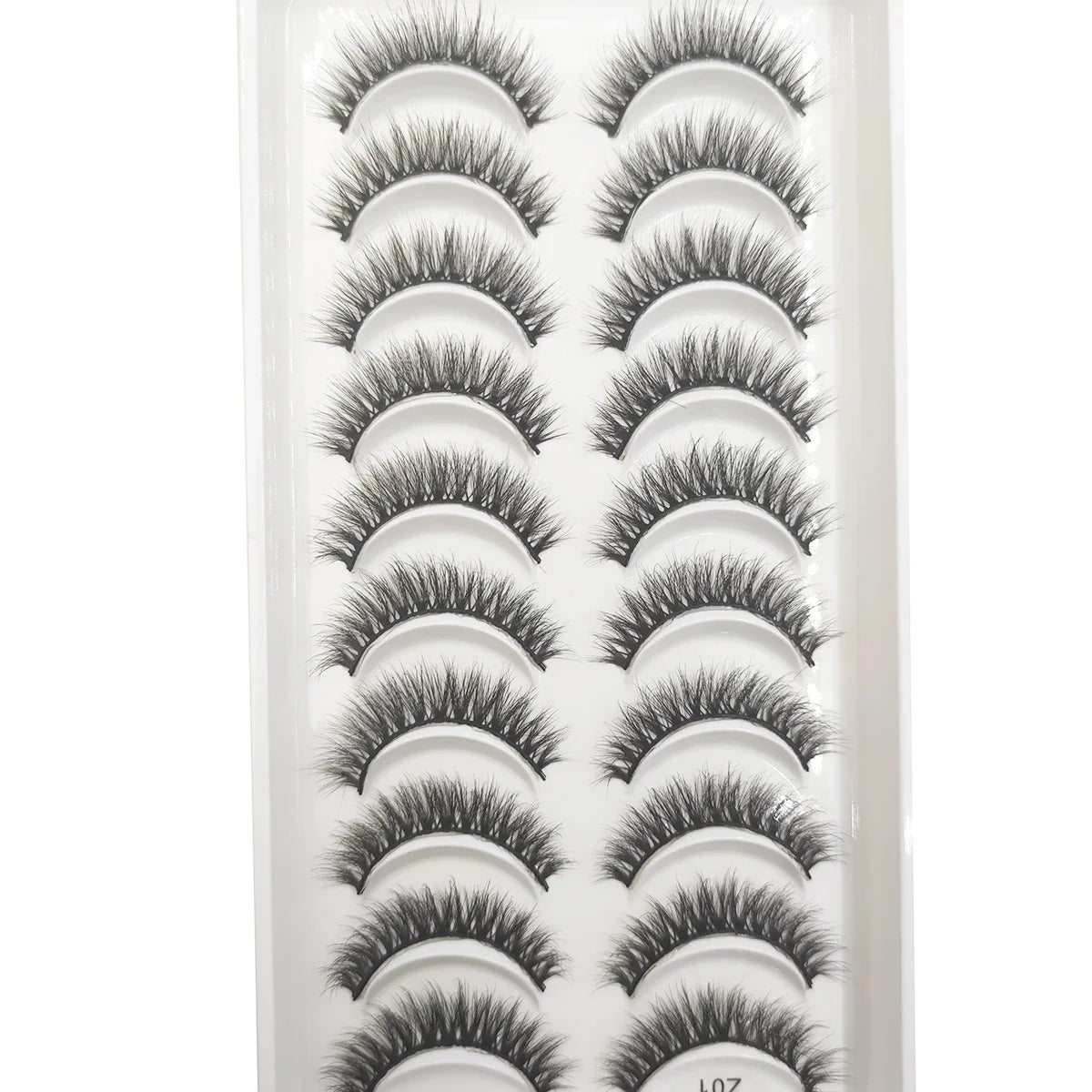 20 Style 10 Pairs Natural 3d Mink Lashes Soft False Eyelashes Cross Messy Dense Eye Lashes Extension Makeup Faux Cils Maquillaje