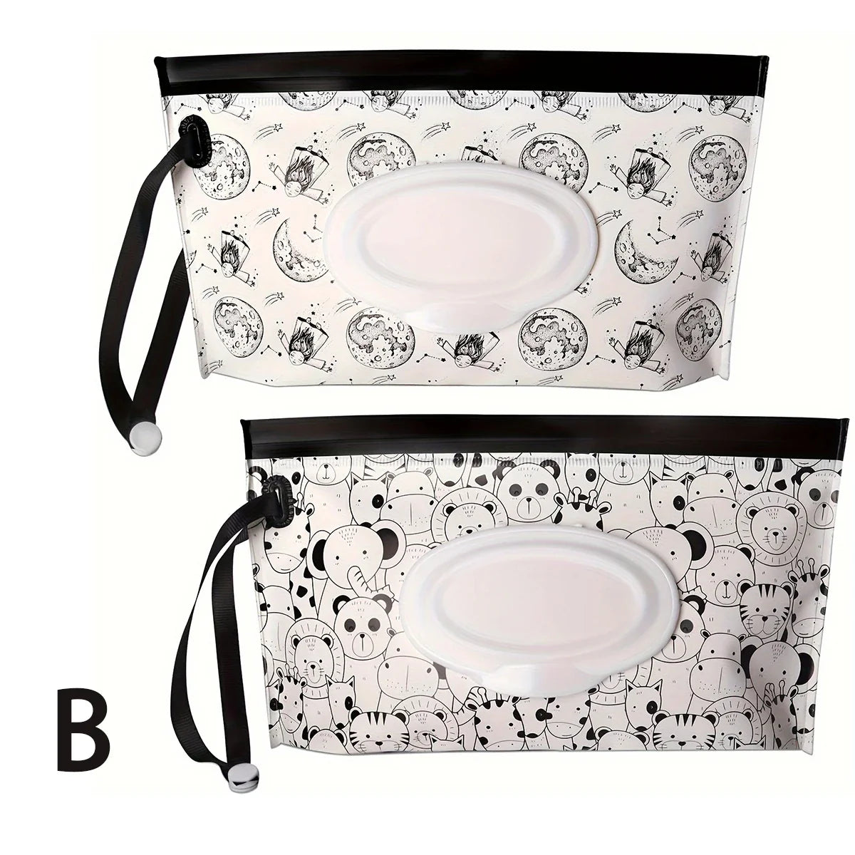 Baby Wipe Case Travel Tissue Holder Wet Wipes Storage Bag Reusable Wet Wipe Pouch For Travel Mask bag Tissue bags Wet wipes