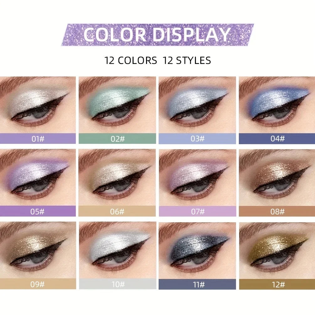 1PC Liquid Eye Shadow, Waterproof, Anti Smudge, Durable, Creates Perfect Eye Makeup