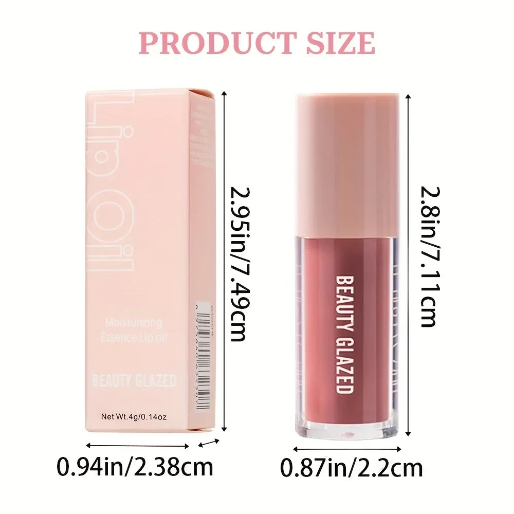 1pc Crystal Jelly Lip Oil Hydrating Plumping Lip Balm with Glossy Finish Perfect for Soft Natural Lip Plump Essence Lip Care