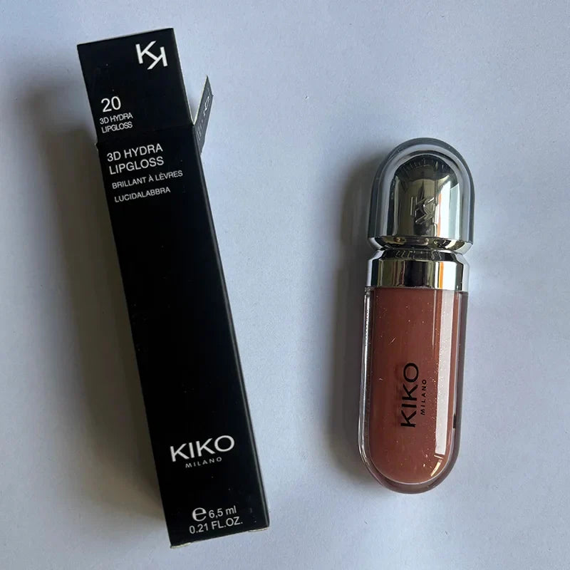 Kiko 3D Liquid Lip Glaze Transparent Lip Gloss Mirror Lipstick Nourishing Glossy Full Lips Not Fading Milk Tea Bean Paste Makeup
