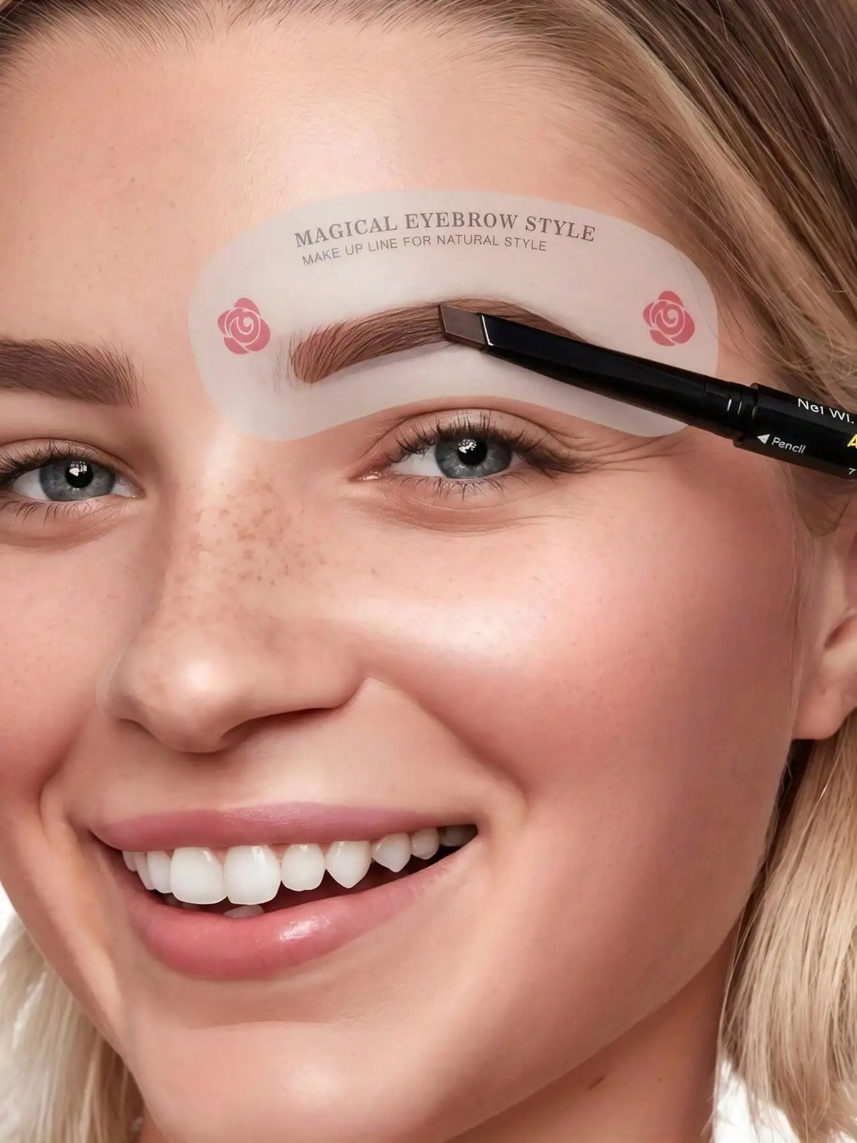 24 Styles Eyebrow Shaping Stencils - Grooming Kit for Women - Perfect for Beauty Modeling and Makeup Application