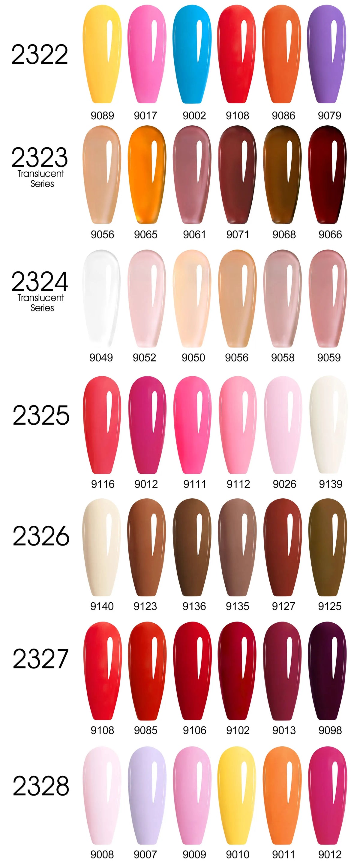 6pcs/kit CANNI Gel Nail Polish TPO FREE Nails Semi Transparent Jelly Pink Collection Soak Off UV LED Gel Diamond Top Coat Set