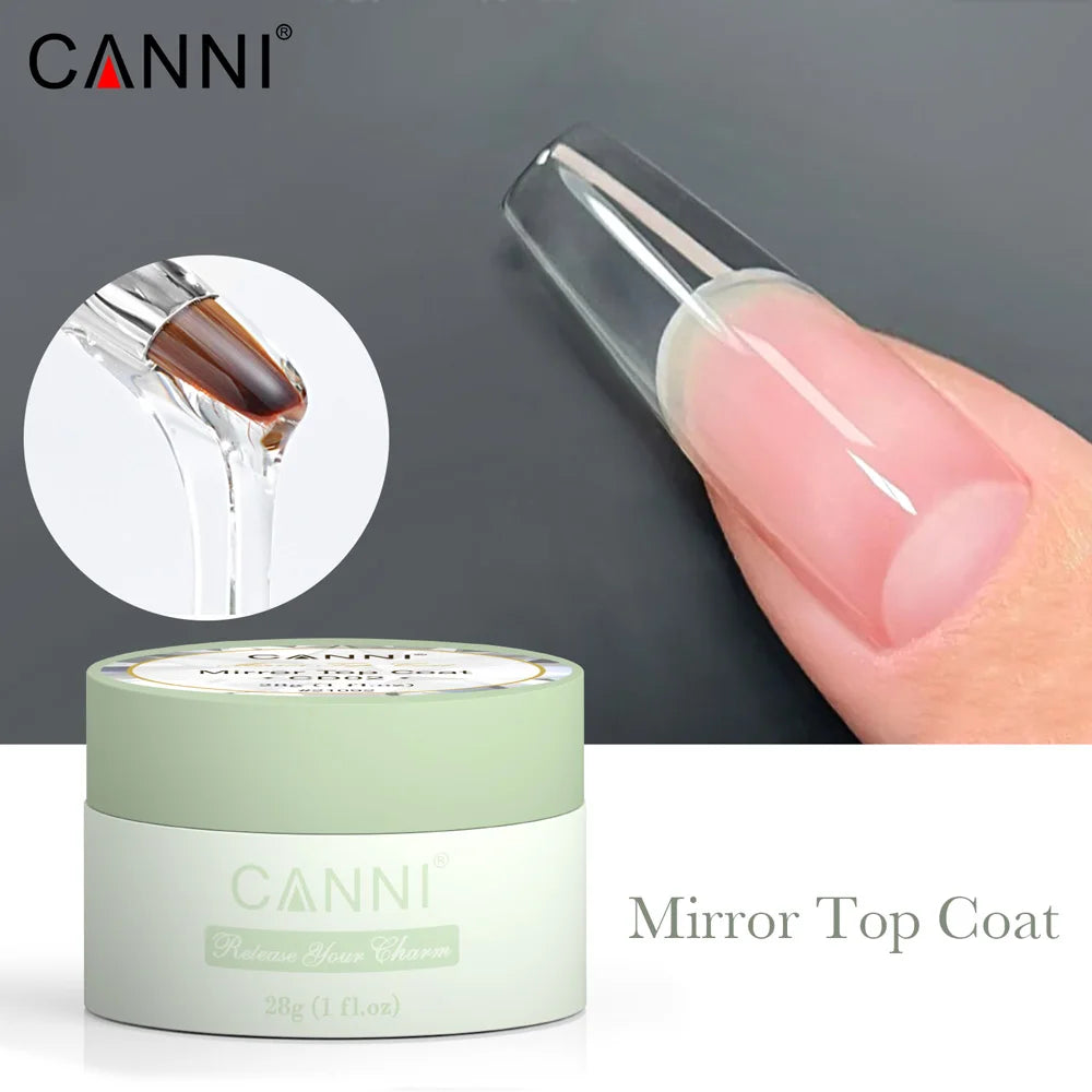 Canni Hard Top Diamond Top Coat 3 in 1 Base Nail C Arc UV Construction Gel Fiber Builder Nail Gel PVC Modelling Gel Nail Glue