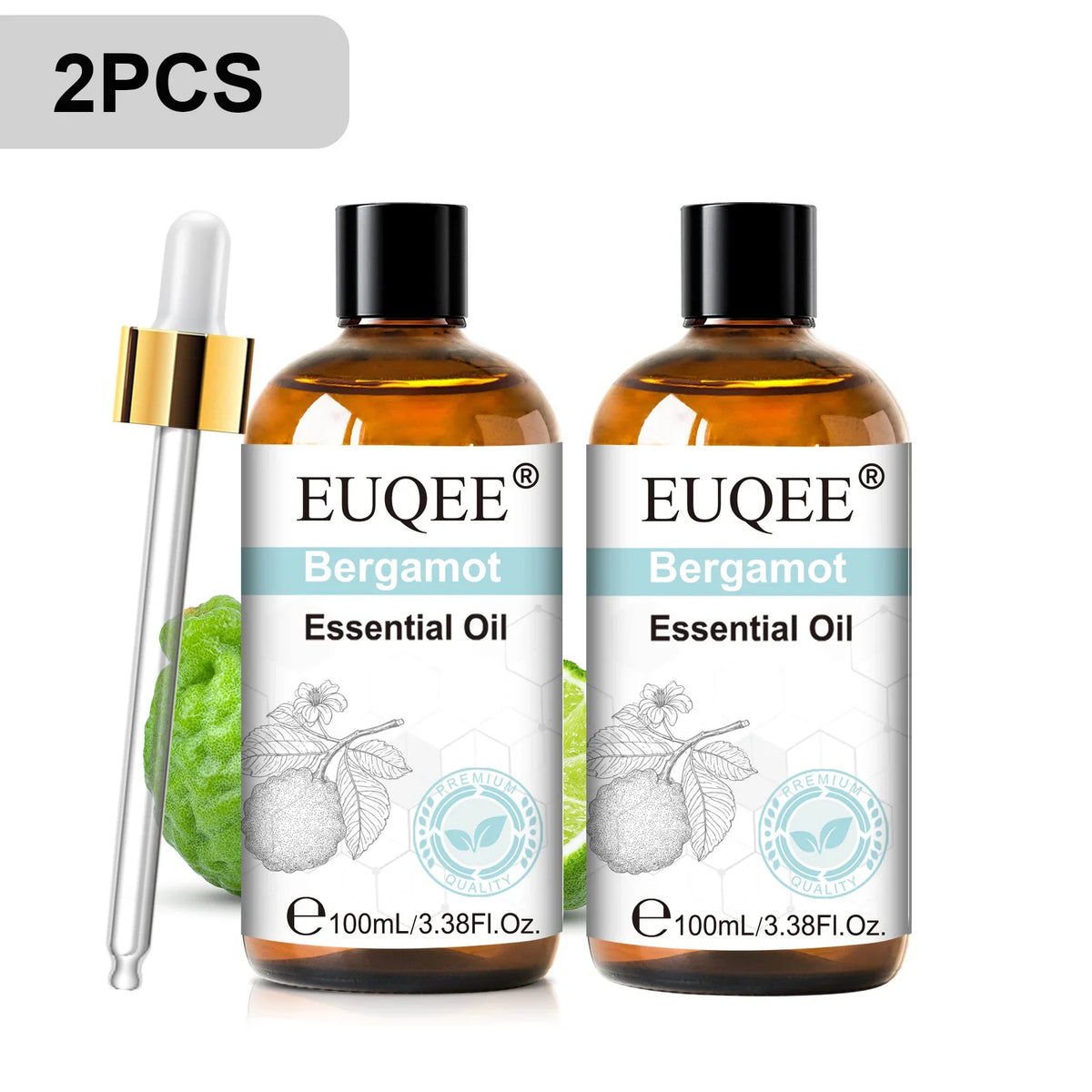 EUQEE 3.38FI.Oz. Aromatherapy Essential Oil For Reed Diffuser Humidifier-100ml Vanilla Lavender Cinnamon Lemon Essential Oils