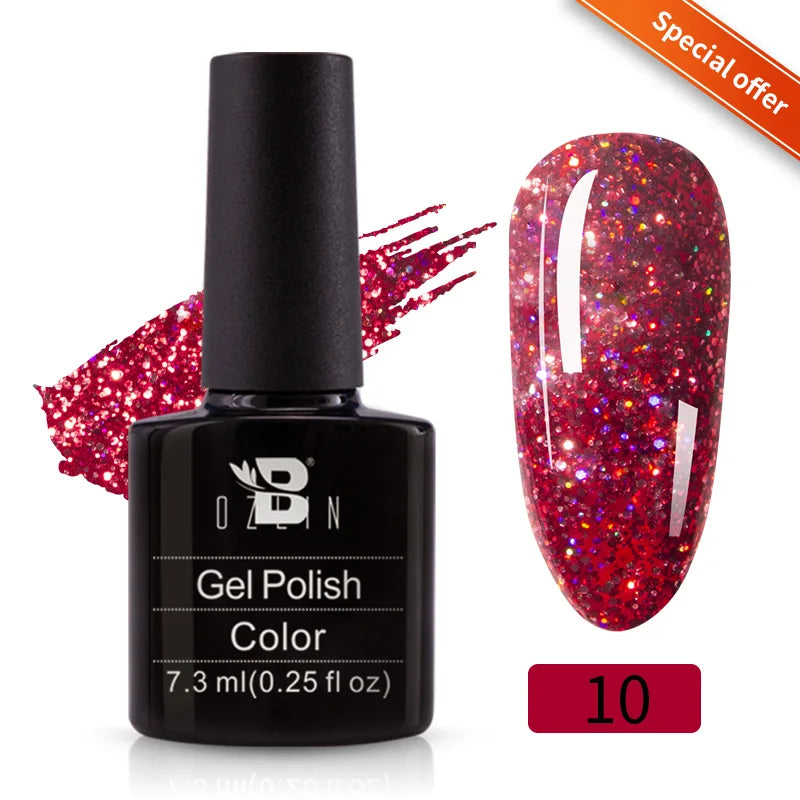 AWStorG 5ML Super Silver Metallic Gel Nail Polish Metal Effect Painting Gel Chromes Varnis Semi Permanent for Nail DIY