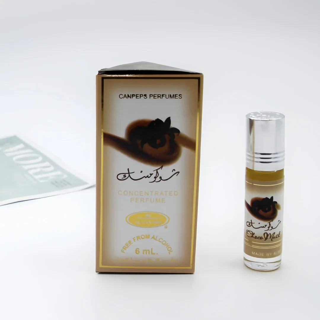 Choco Musk Marshmallow Sweet Chocolate-Vanilla Concentrated Roll-On Roller Ball Perfume Oil Roll-On for Unisex 0.2 Ounce / 6ml