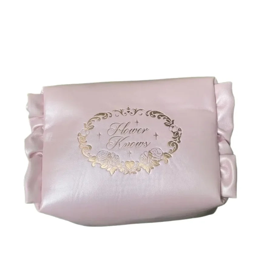 Flower Knows All In One Makeup Set Gift Box Garden Cushion Cream Foundation Matte Blush Long Lasting Velvet Lip Cream With Bag