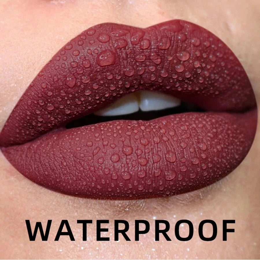 25 Colors Lipstick Non Stick Cup Matte Lip Gloss Waterproof Long Matte Sexy  Red Lip Cosmetics Korean Makeup For Women Gifts