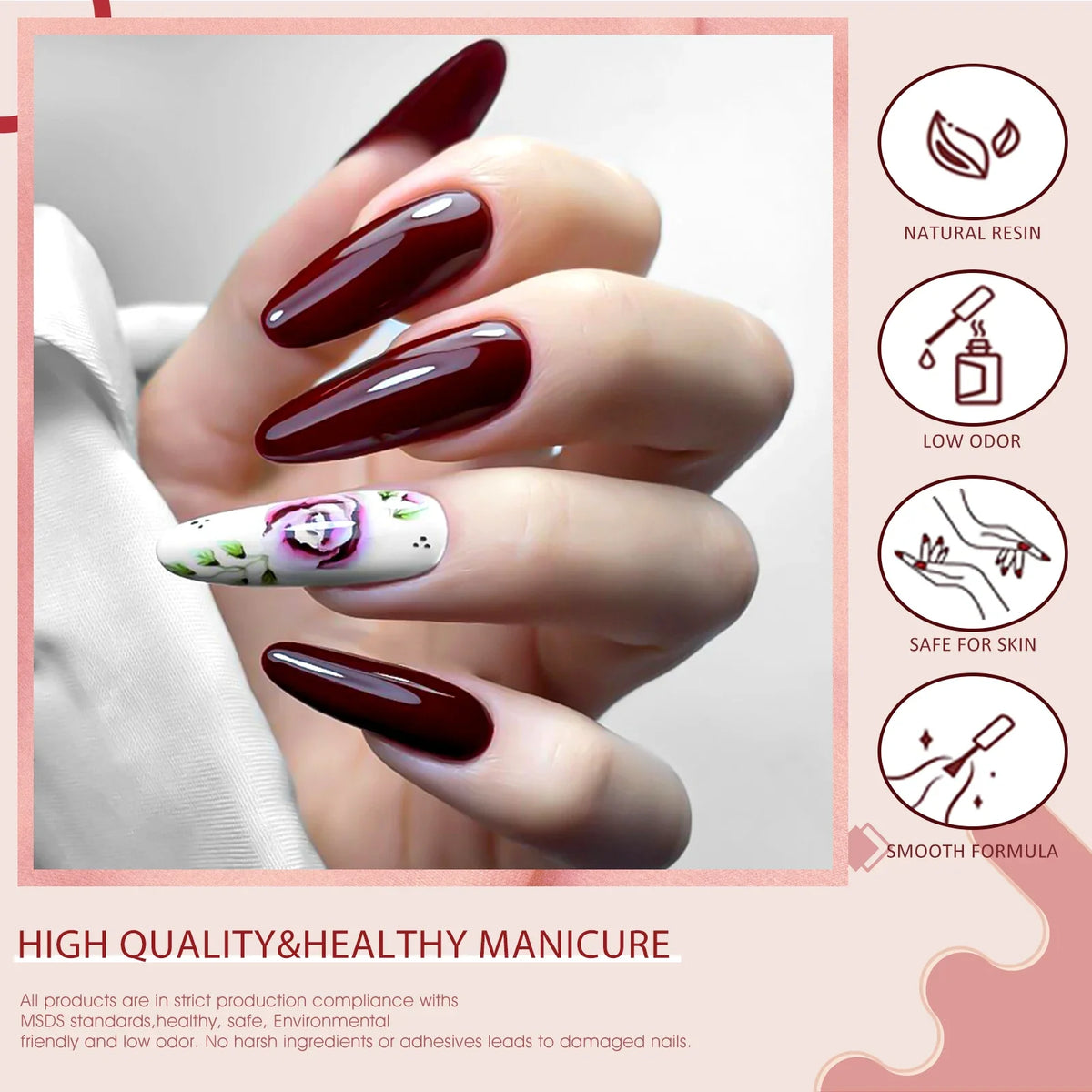 6pcs Venalisa Construction Gel Kit Stronger Jelly Color Reinforce Natural Nail Varnish Rubber Base Color Series Nude Collection