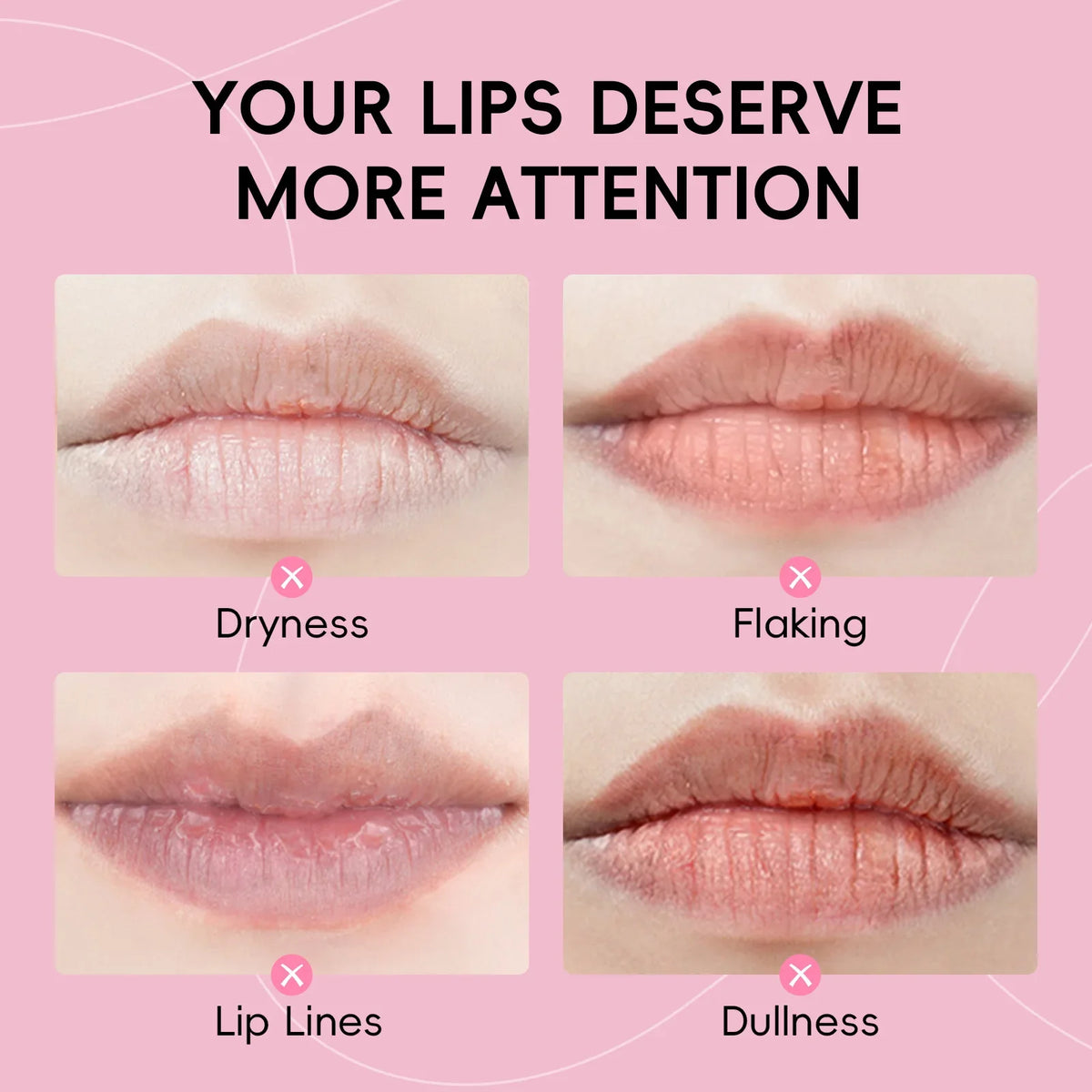 1/2/3pcs BIOAQUA Sakura Lipstick Cherry Blossom Moisturizing Lip Balm Nourishing Brightening Hydrating Lips Skin Care