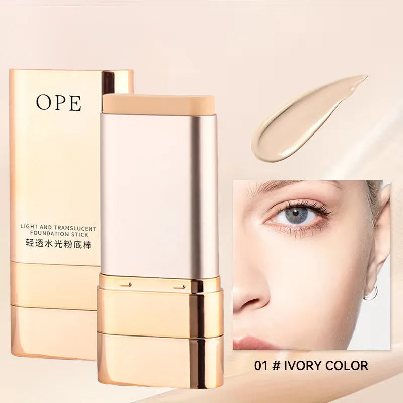 Dewy Glow Foundation Stick | Lightweight Cream Texture, Long-Lasting, Quick Apply, Natural Flawless Skin