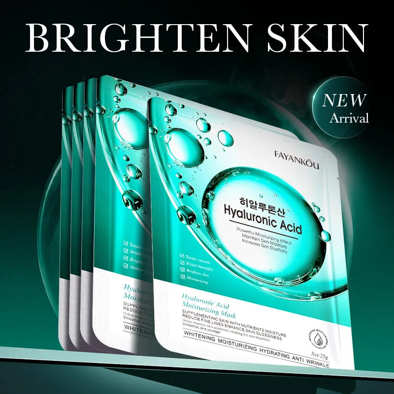 10pcs Vitamin C Niacinamide Retinol Face Mask Anti Wrinkle Moisturizing Brightening Firming Hydrating Facial Masks Skin Care