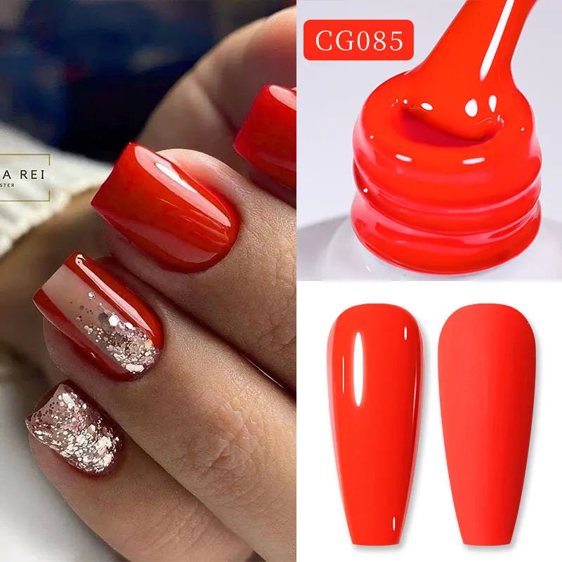 BORN PRETTY 10ml Purple Red Series Gel Nail Polish Winter Dark Purple Nail Art Varnish Semi Permanent Soak Off UV LED Gel