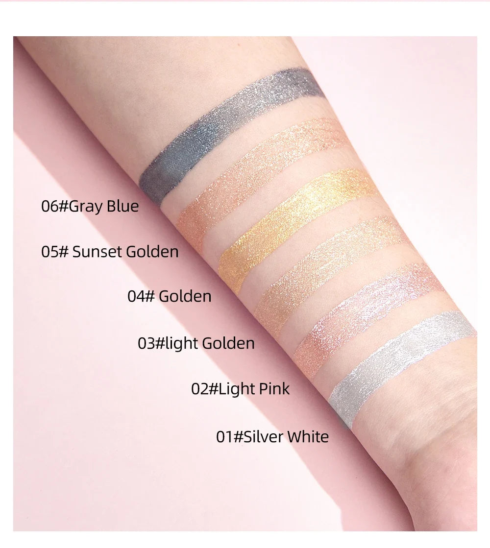 Diamond Glitter Liquid Lipstick Waterproof Long Lasting Pearl Shiny Lip Gloss Metal Charming Lip Glaze Tint Makeup For Women