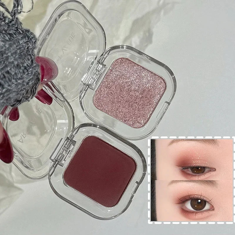 ART VALUE Single Color Eyeshadow Palette, Long-lasting, Matte & Shimmer Finish, No Fallout, Multi-color Eyeshadow for Makeup
