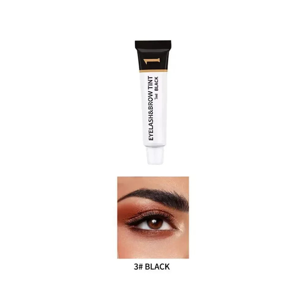 Eyebrow Eyelash Dye Tint Kit Tattoo Eyebrow Mascara Cream Lasting Eye Brow Tint Liquid Paint Brown Black Color Korea Makeup Tool