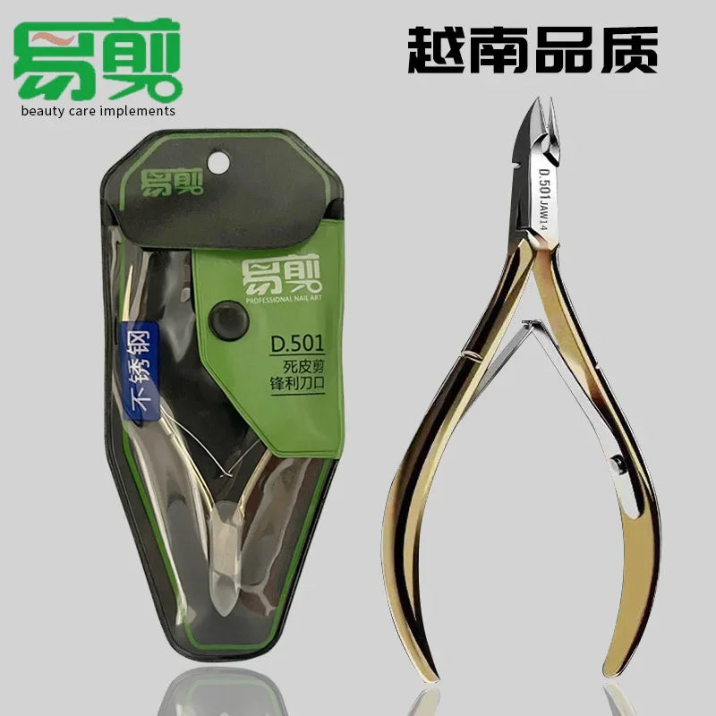 1Pcs Nail Cuticle Nipper Dead Skin Remover Scissor Stainless Steel Tweezer Clipper Manicure Professional Tool Trimmer