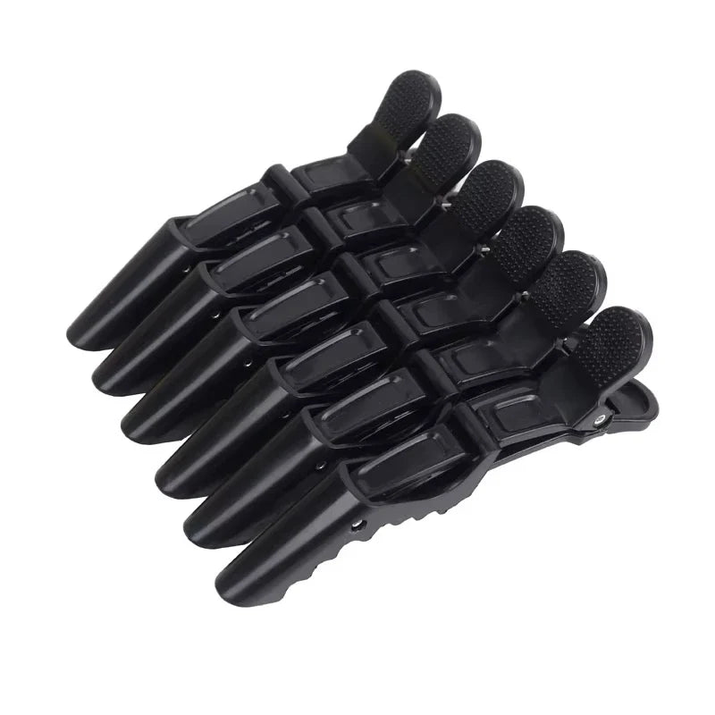 6PCS Alligator Hair Clips Hairdressing Clamps Claws Section Clip Barber Crocodile Hairpin Salon Styling Tools Hair Accessories
