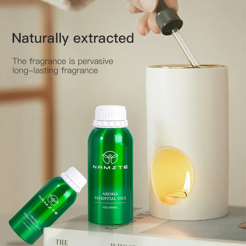 500ML Air Freshener Essential Oil Diffuser Refill Air Purifier for Hotels Electric Aromatic Oasis Humidifier Car Smoke Generator