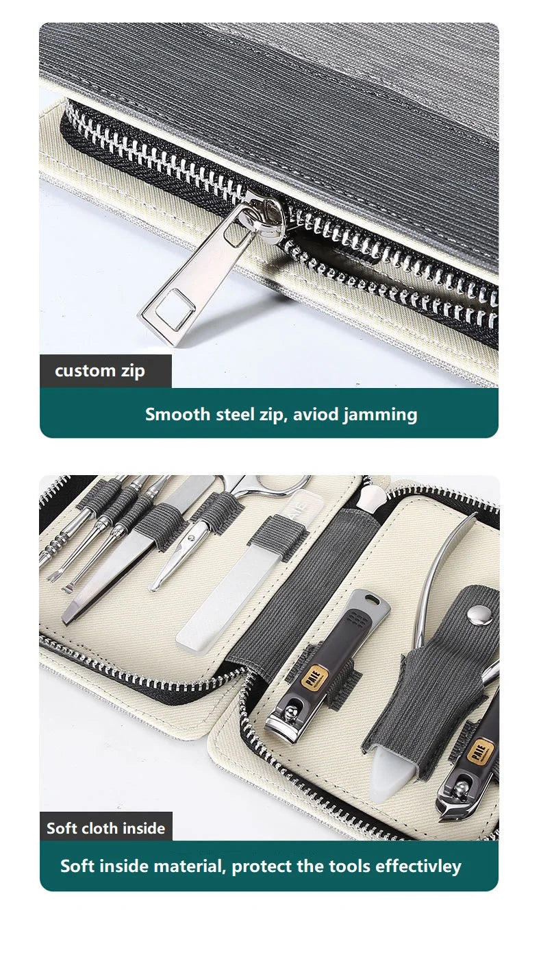 German Quality Nail Clipper Set Upscale Durable Nail Trimmer set Portable Household Nail Tool Toenail Thick Nail Cut Nippers