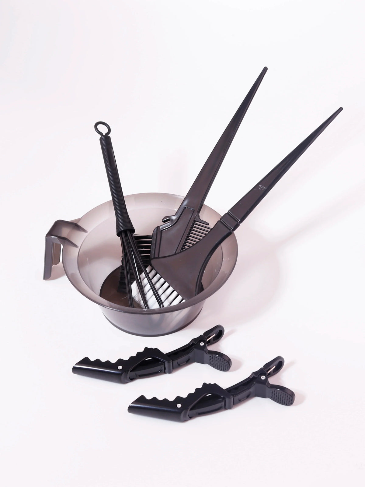 6PCS professional salon hair dye set, hair dye bowl, hair dye brush, color mixer, hair clip, DIY hair dye styling tool