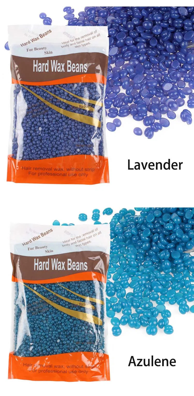 50g Hot Wax Hair Removal Depilatory Waxing Wax Beads for Wax Heater Painless for Body Hairs Removal Beans