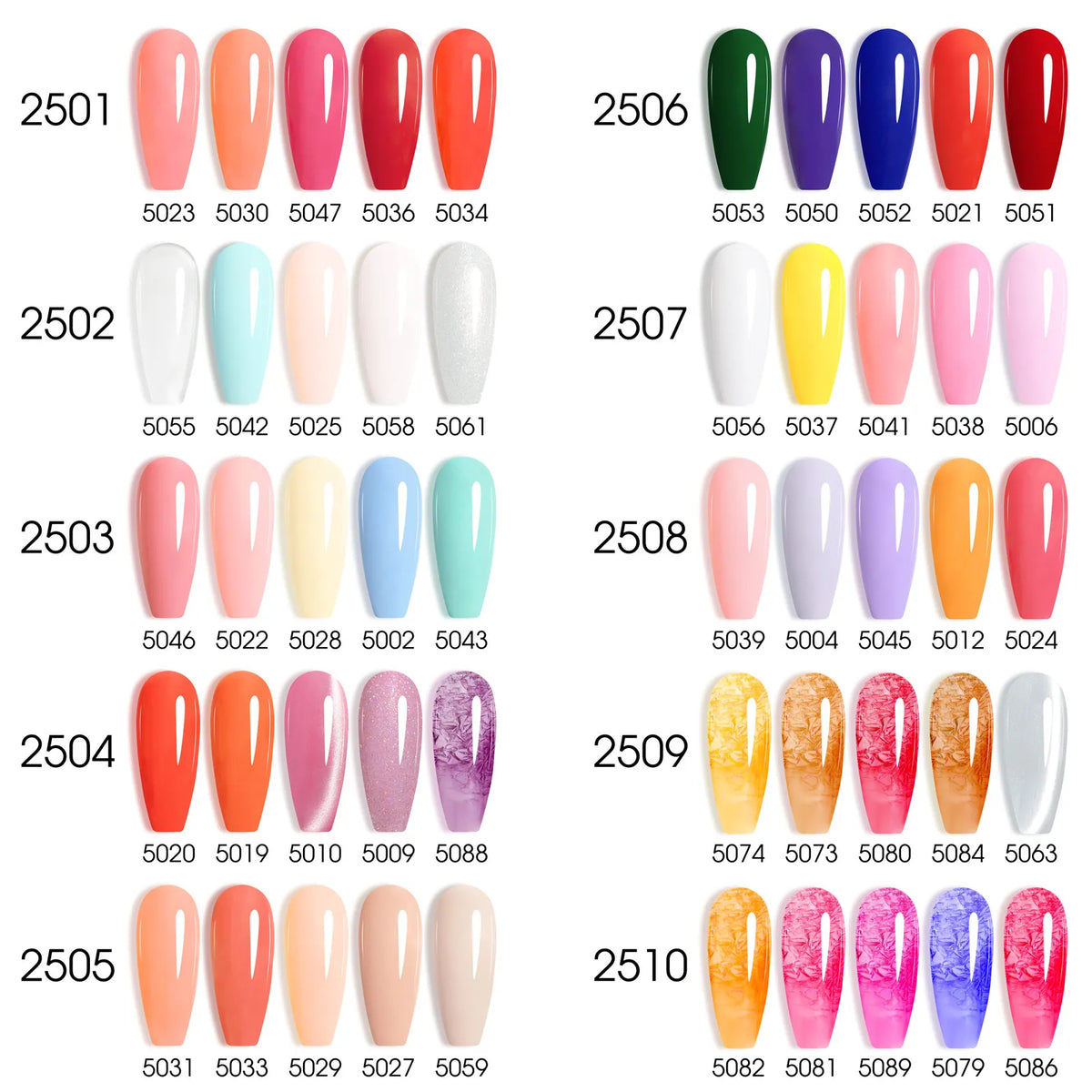 1/2/5pc 10ml VENALISA Nail Gel Polish High Quality Round Brush Soft Consistency Selfleveling  Gorgeous Color Collection Varnish