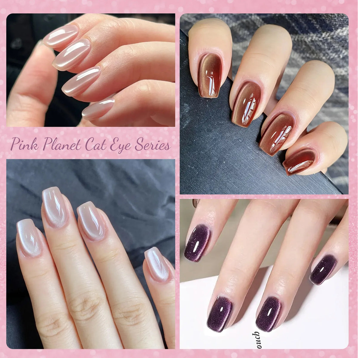 CANNI VIP Kit Hema Free Nail Gel Polish Crystal Cat Eye Sparkle Diamond Semi Permanent Soak Off UV LED Gel Varnish 9ml*8pcs
