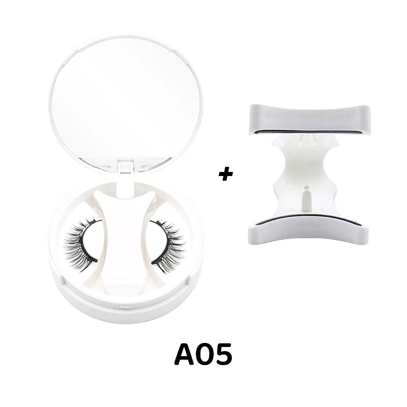 3D Magnetic Eyelashes Kit Reusable Natural Magnetic False Eyelashes Set No Glue Needed Magnet Lashes with Applicator Magnetic