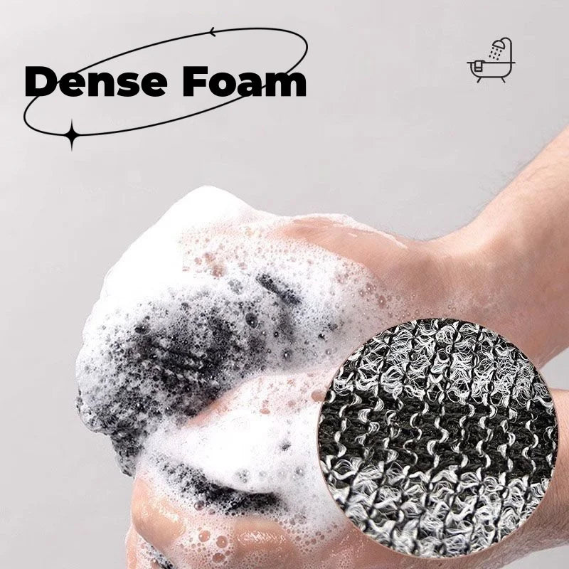 Japanese Rubbing Washcloth Bath Nylon Towel Brush for Back Towels Exfoliating Scrub Shower Sponge Body Bathroom Accessories 1PC