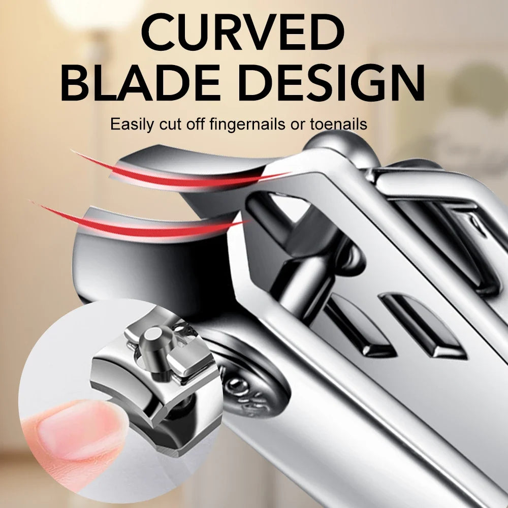 1PC Color Nail Clippers Stainless Steel Nail Cutter Thick Scissor Plier Toenail Fingernail Professional Manicure Trimmer NailArt