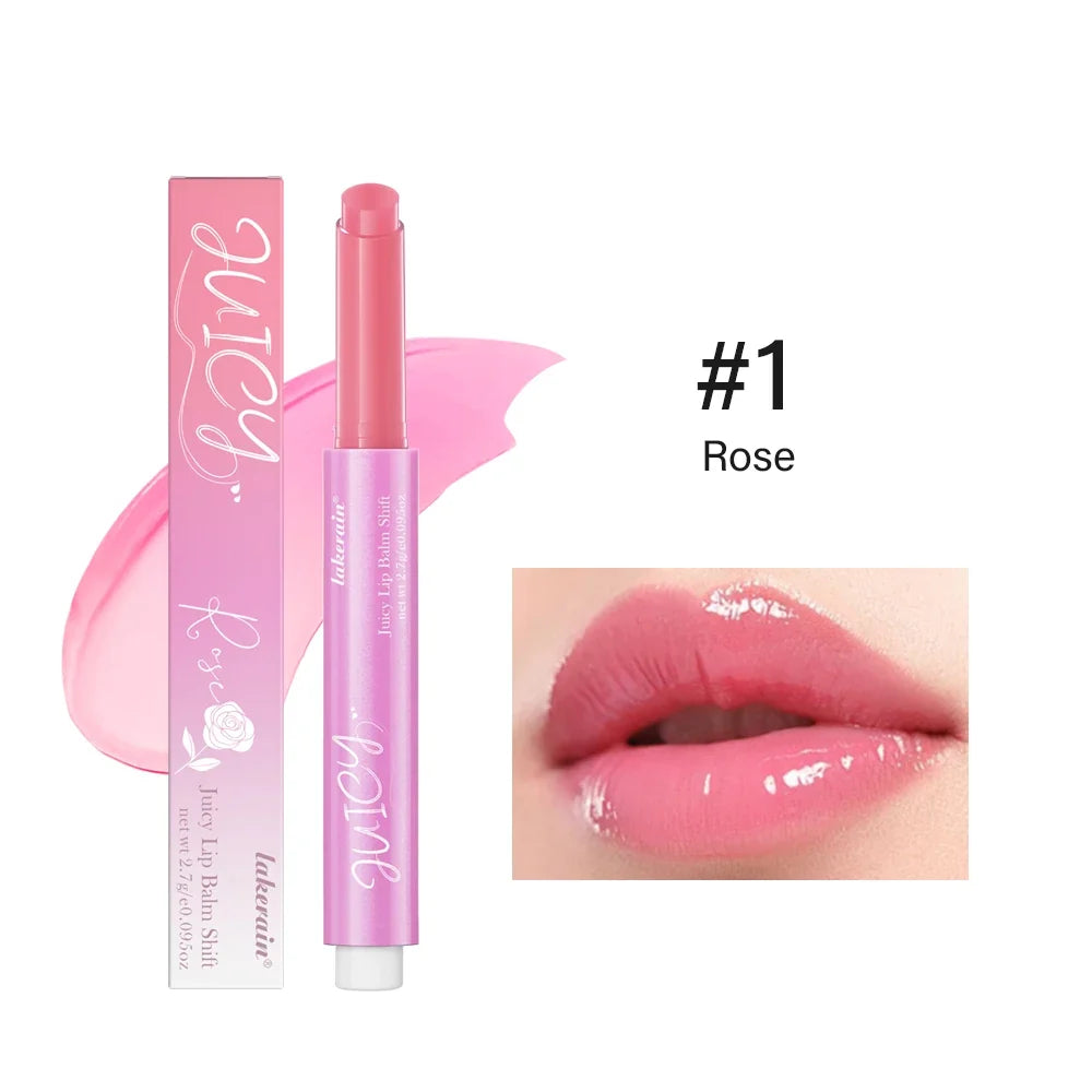 Color Change Juicy Lip Balm Shift Ph Color Changing Lip Balm Long Lasting Moisturizing Lipstick all change to pink lips makeup