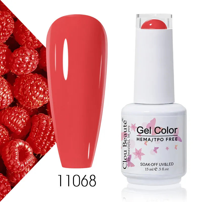Clou Beaute Coffee Colors Nail Gel Polish HEMA/TPO FREE Soak off UV/LED 15ml Vernis Semi Permanent Nail Varnish 15ml Base Top