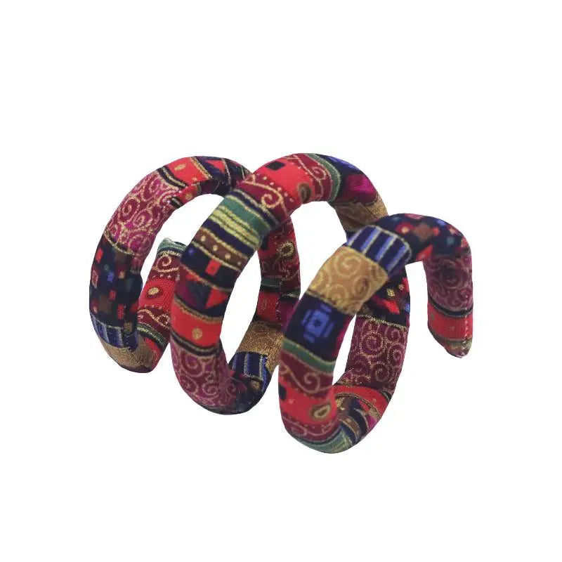 Colorful Dreadlocks Long Ponytail Hairpin Hair Bands Ethnic Style Hair Ropes Ties Horsetail Headband Bendable Hair Styling Tools