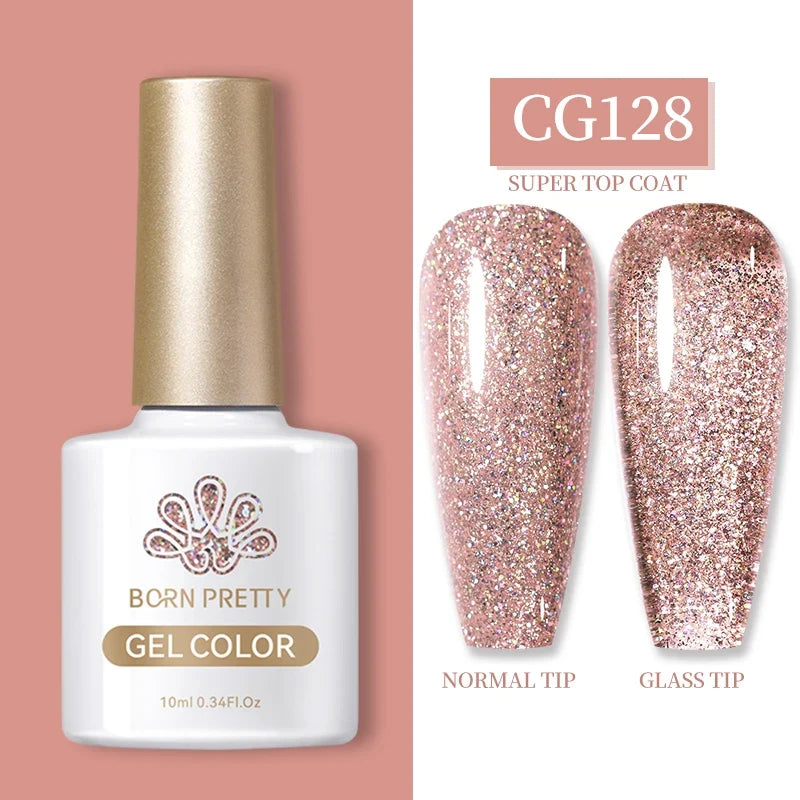 BORN PRETTY 10ml Clear Blooms Gel Polish UV LED Soak Off Nail Art Polish for Spreading Effect Marble Nail Polish Gel Painting