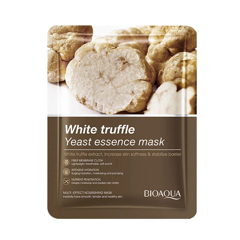 6/12pcs BIOAQUA Caviar Grape White Truffle Face Mask Anti Wrinkle skincare Moisturizing Hydrating Facial Masks Skin Care