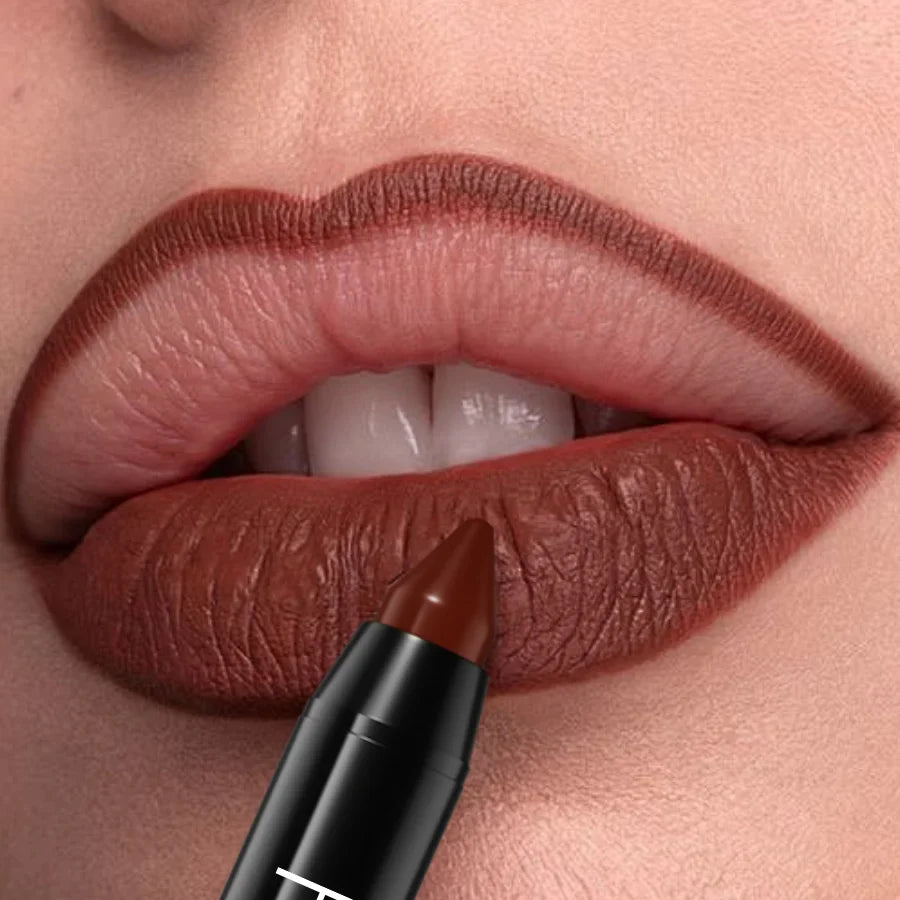 21 Colors Waterproof Lip Liner Pen Velvet Finish Smooth Lipstick for Defined and Elegant Lips Makeup for Women Gifts Lip Tints