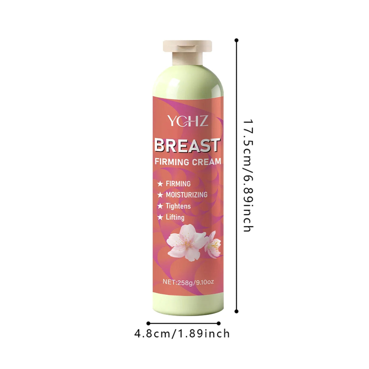 9.1 oz Breast Firming Cream, Containing Olive Oil, Vitamin E, and Honey, for Firming Breast Skin, Moisturizing and Firming Women's Body Skin Care Cream