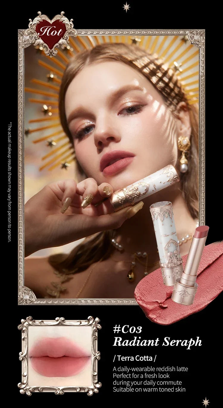 Flower Knows Little Angel Collection Matte Velvet Lipstick Flowerknows Vitamin Lip Balm Waterproof Long Lasting Vegan Lip Stick