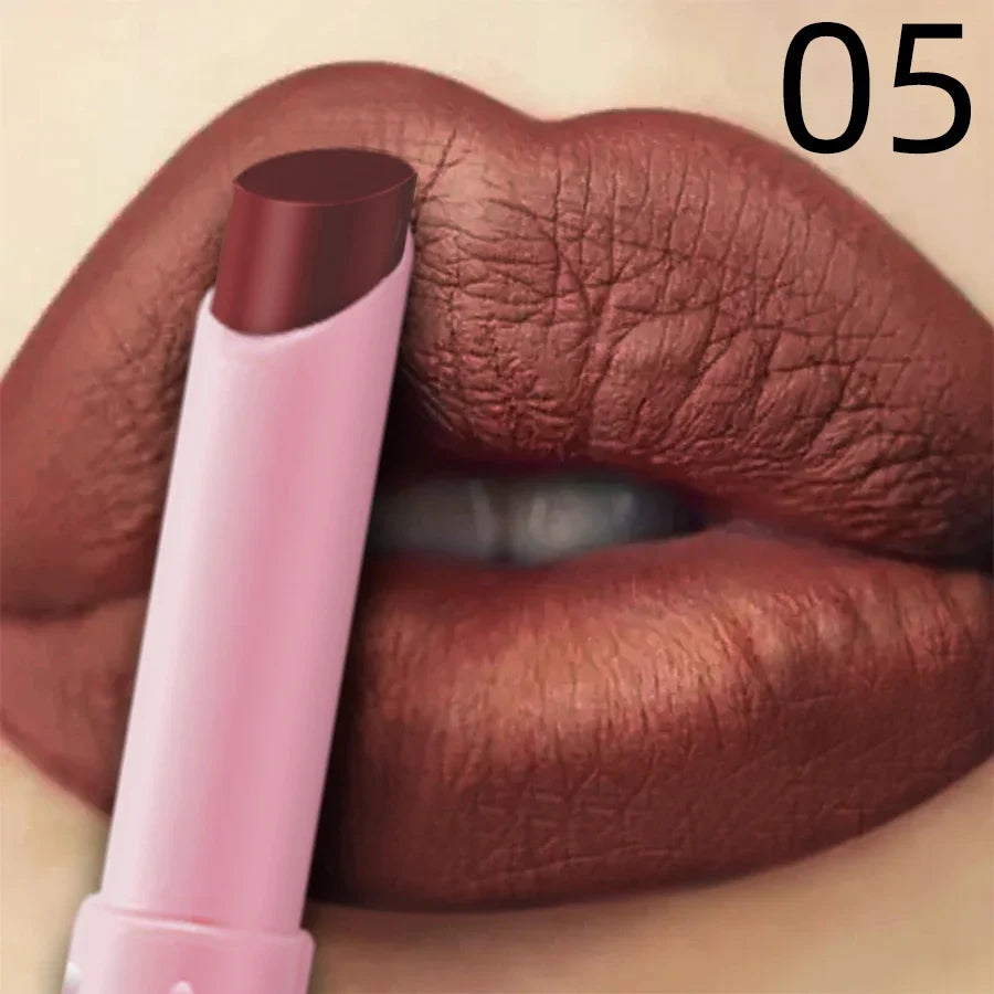 15 Color Cigarette Velvet Matte Waterproof Lipstick Long-lasting Lip Gloss Lip Makeup  Red Brown Pink Lip Liner Pen  Lip Tint